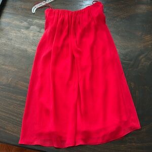 Alice and Olivia strapless chiffon dress